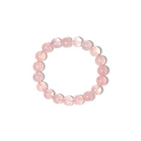 Bracciale con Quarzo Rosa