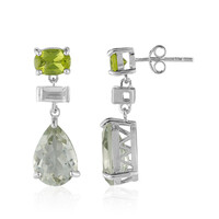 Orecchini in argento con Ametista Verde