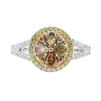 Anello in oro con Diamante Fancy SI2 (CIRARI)