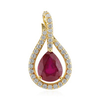 Ciondolo in argento con Rubino Bemainty
