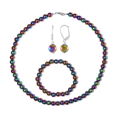 Parure in argento con Ematite Mistica