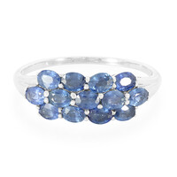 Anello in argento con Zaffiro di Laos