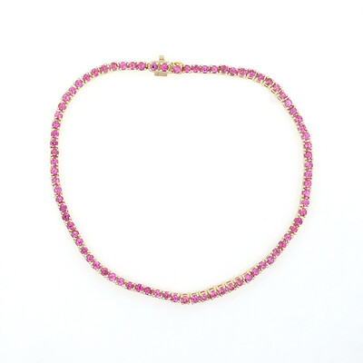 Bracciale in oro con Rubellite