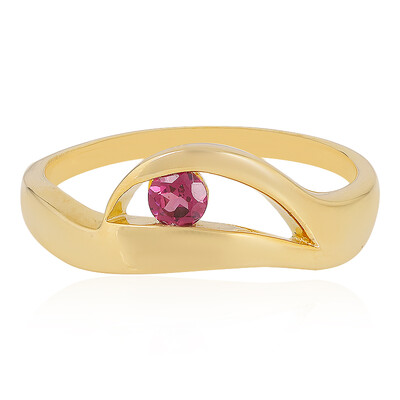 Anello in argento con Tormalina Rosa