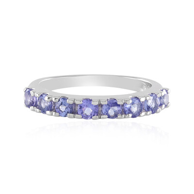 Anello in argento con Tanzanite