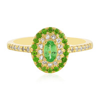 Anello in argento con Tsavorite