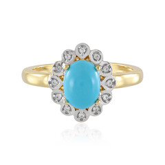 Anello in argento con Turchese Sleeping Beauty