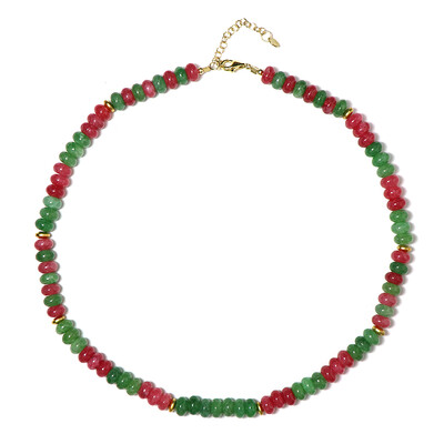 Collana in argento con Ematite Dorata (Riya)