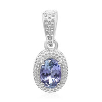 Ciondolo in argento con Tanzanite (non riscaldata)
