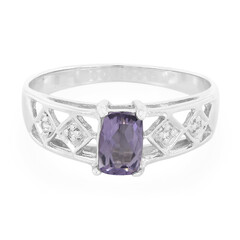 Anello in argento con Quarzo Mirtillo