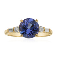 Anello in oro con Tanzanite AAA (CIRARI)