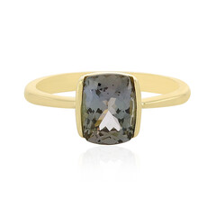 Anello in oro con Tanzanite (non riscaldata)