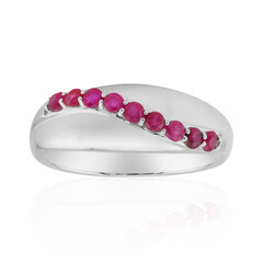 Anello in argento con Rubino della Birmania (Pallanova)