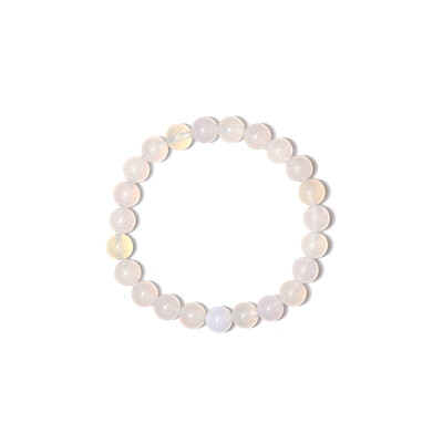 Bracciale con Agata Bianca