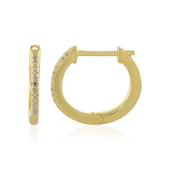 Orecchini in argento con Diamante I4 (J)