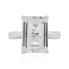 Anello in argento con Topazio Bianco