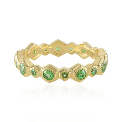 Anello in argento con Tsavorite