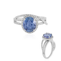 Anello in oro con Zaffiro Ceylon