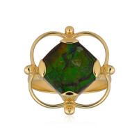 Anello in argento con Ammolite
