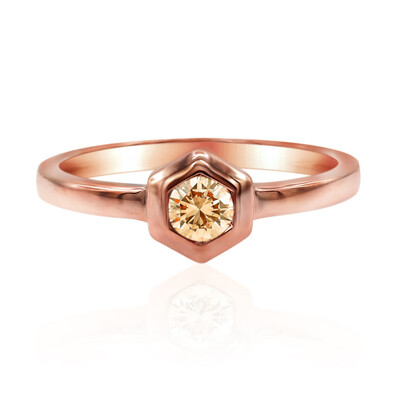 Anello in oro con Diamante Rose de France SI1 di Argyle (Annette)