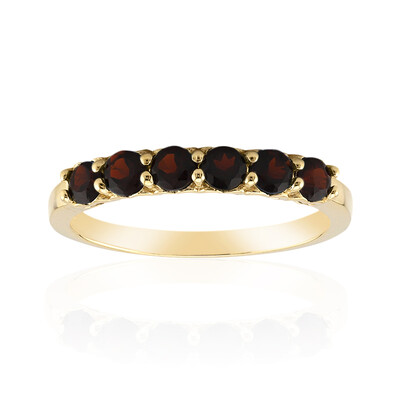 Anello in argento con Granato