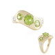 Anello in oro con Sfene (de Melo)