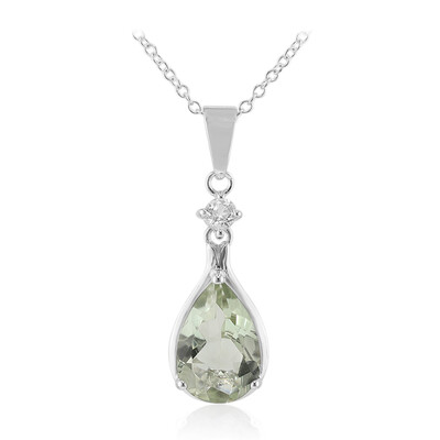 Collana in argento con Ametista Verde