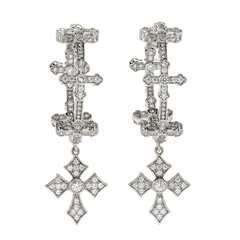 Orecchini in argento con Zircone (Dallas Prince Designs)