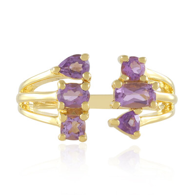 Anello in argento con Ametista Rose de France