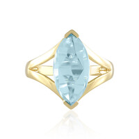 Anello in argento con Topazio Blu Cielo (KM by Juwelo)