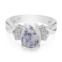 Anello in argento con Agata Dendritica