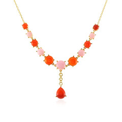 Collana in argento con Corniola