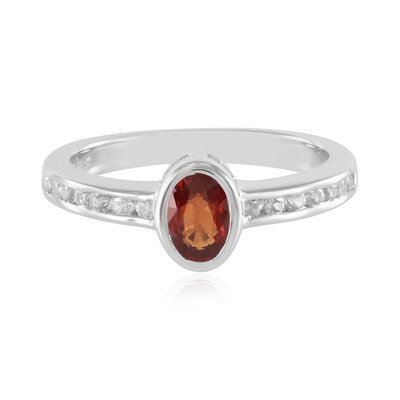 Anello in argento con Zaffiro Tramonto
