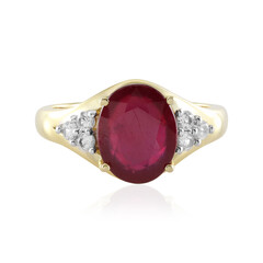 Anello in argento con Rubino del Madagascar