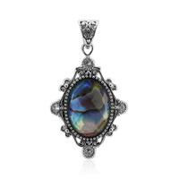 Ciondolo in argento con Quarzo Bianco (Art of Nature)
