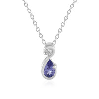 Collana in argento con Tanzanite