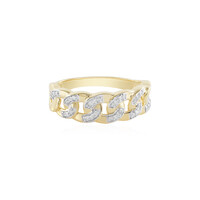 Anello in argento con Diamante I2 (J)