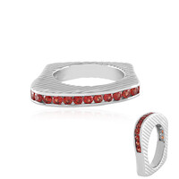 Anello in argento con Rubino Tanzania (de Melo)