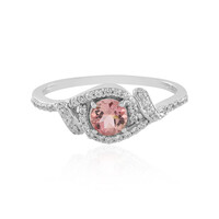 Anello in argento con Tormalina Rosa