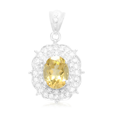 Ciondolo in argento con Quarzo Champagne