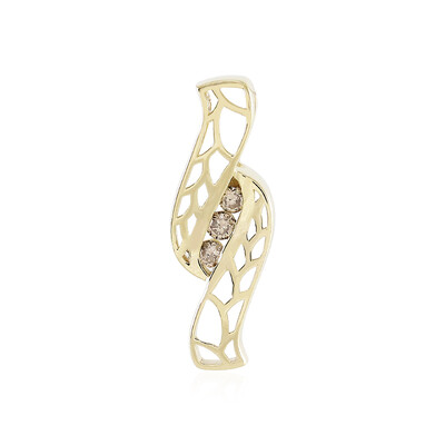 Ciondolo in oro con Diamante Champagne I2 (Ornaments by de Melo)