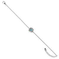 Bracciale in argento con Turchese