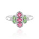 Anello in argento con Tormalina Rosa Nigeriana