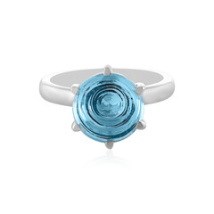 Anello in argento con Topazio Blu Cielo