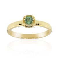 Anello in oro con Demantoide del Madagascar (John Ferry)