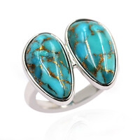 Anello in argento con Turchese Ramato Blu (Faszination Türkis)