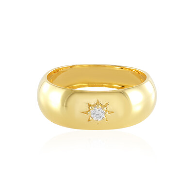 Anello in argento con Diamante I2 (H)