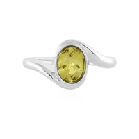 Anello in argento con Apatite Dorata