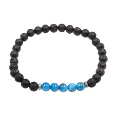 Bracciale in argento con Apatite Blu