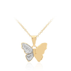 Collana in argento con Diamante I3 (I)